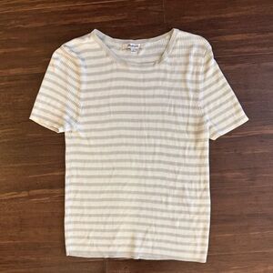 Madewell striped ribbed tee